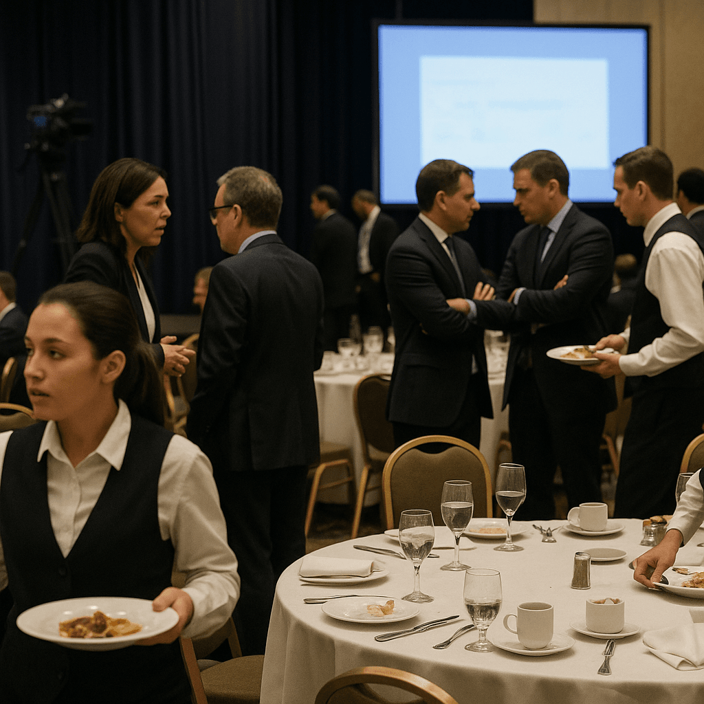 Inside the Ballroom: Chaos and Confusion